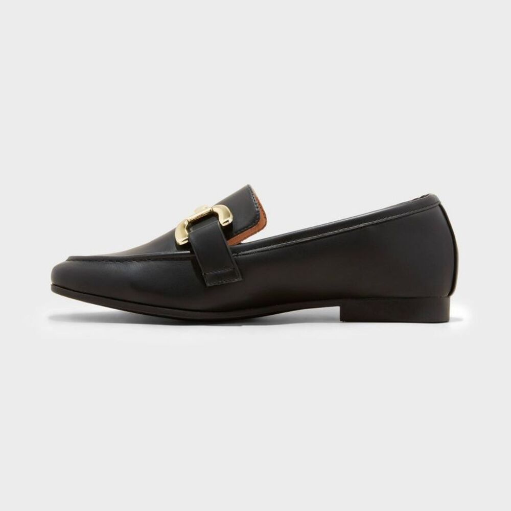 Women's Carolyn Loafers with Memory Foam Insole - A New Day Black 6 - Picture 2 of 4